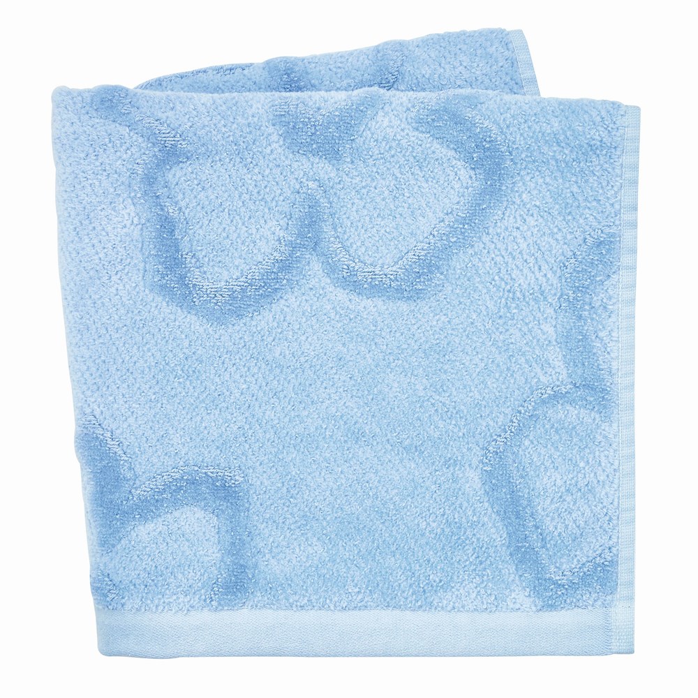 Magnolia Cotton Towels by Ted Baker in Blue